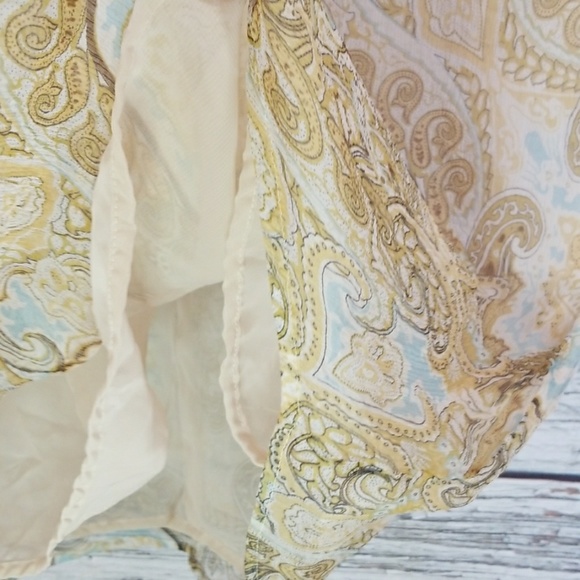 Elena Solano 100% silk high neck sleeveless blouse - Picture 6 of 8